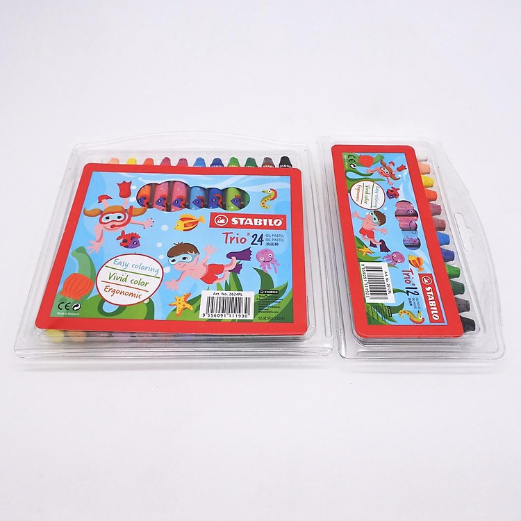 Bộ Bút Chì Sáp STABILO Triangular Oil Pastels (36 cây)