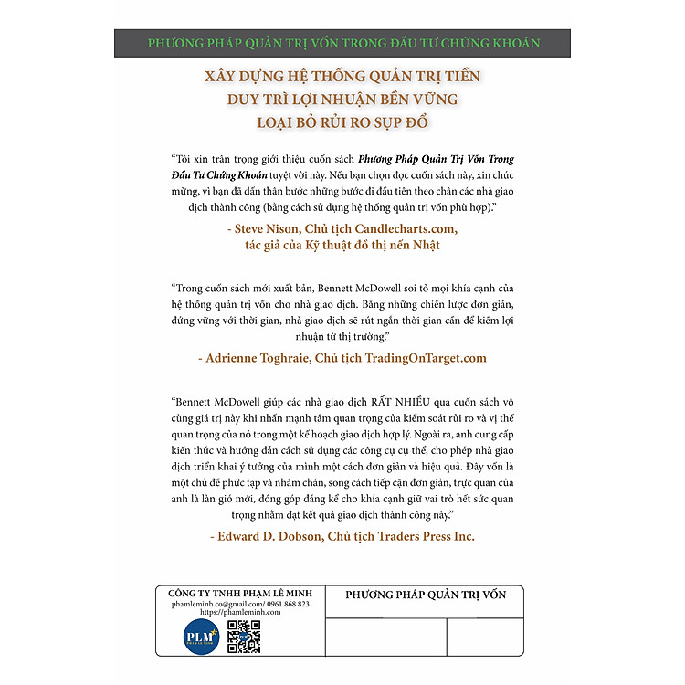 PHƯƠNG PHÁP QUẢN TRỊ VỐN TRONG ĐẦU TƯ CHỨNG KHOÁN - Ảnh 5