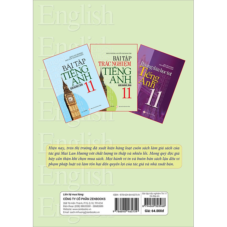 Bài Tập Trắc Nghiệm Tiếng Anh Lớp 11 - Có Đáp Án - Ảnh 5
