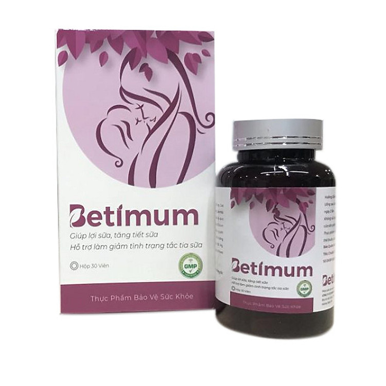 Hộp 30 viên uống lợi sữa Betimum
