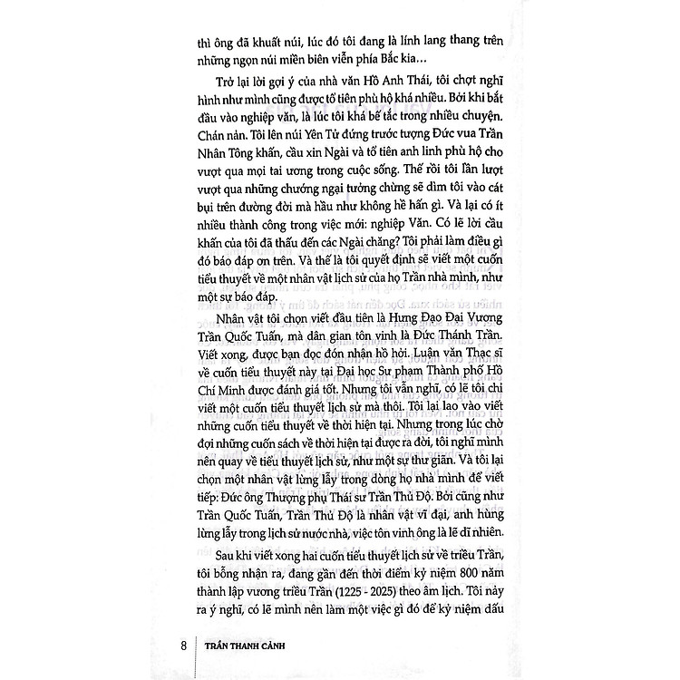 Tiểu Thuyết Lịch Sử - Trần Nguyên Hãn - Ảnh 2
