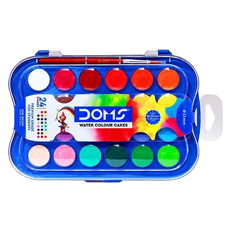 Hộp Nén Màu Nước DOMS 7428 (24 viên)