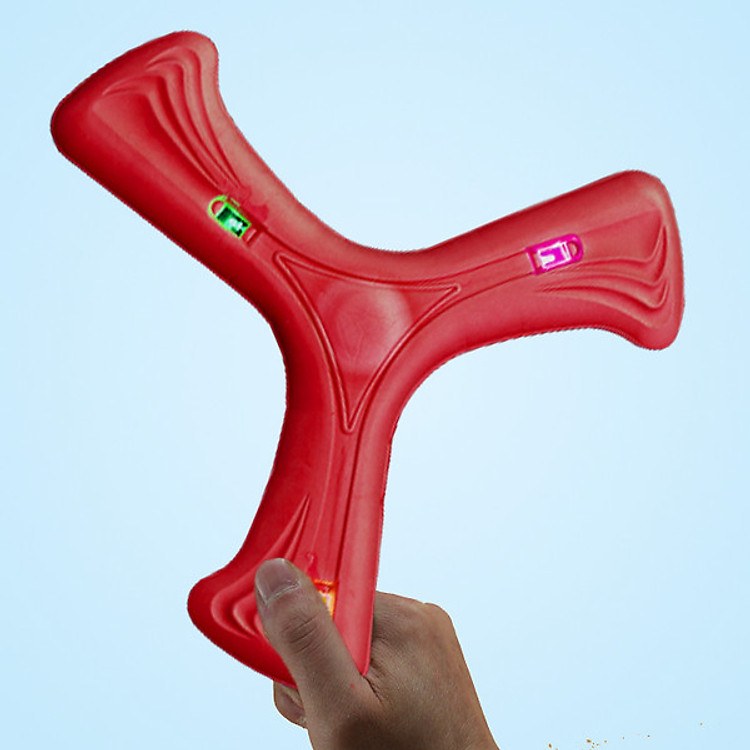 Boomerang 3 cánh Eva có đèn led - Màu đỏ