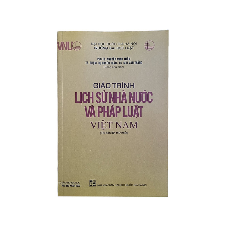 Giáo Trình Lịch Sử Nhà Nước Và Pháp Luật Việt Nam