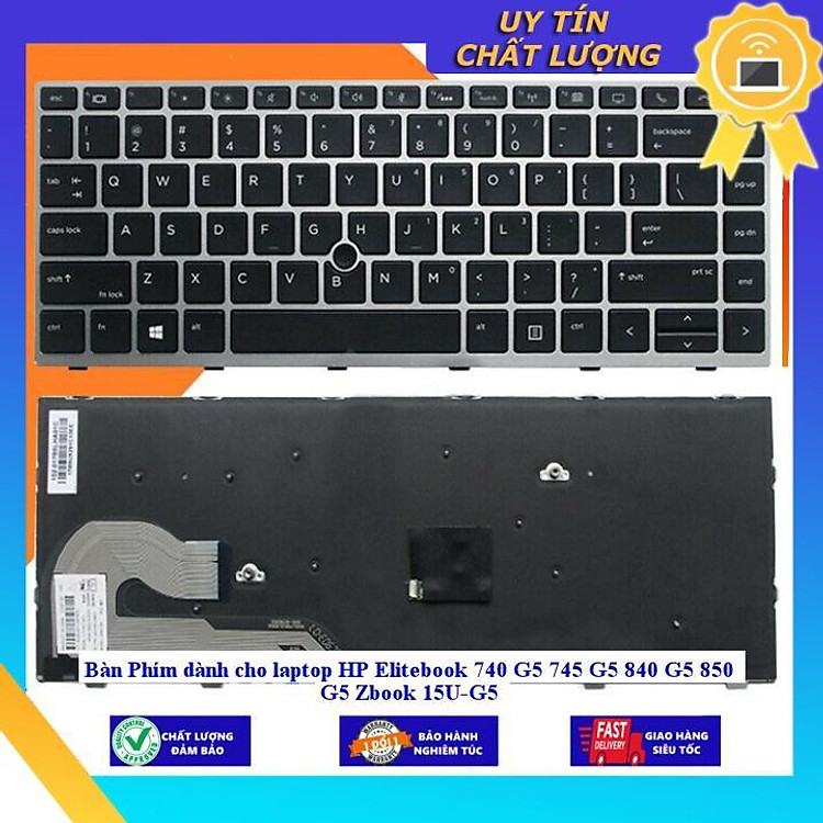 Bàn Phím dùng cho laptop HP Elitebook 740 G5 745 G5 840 G5 850 G5 Zbook 15U-G5 - Hàng Nhập Khẩu New Seal