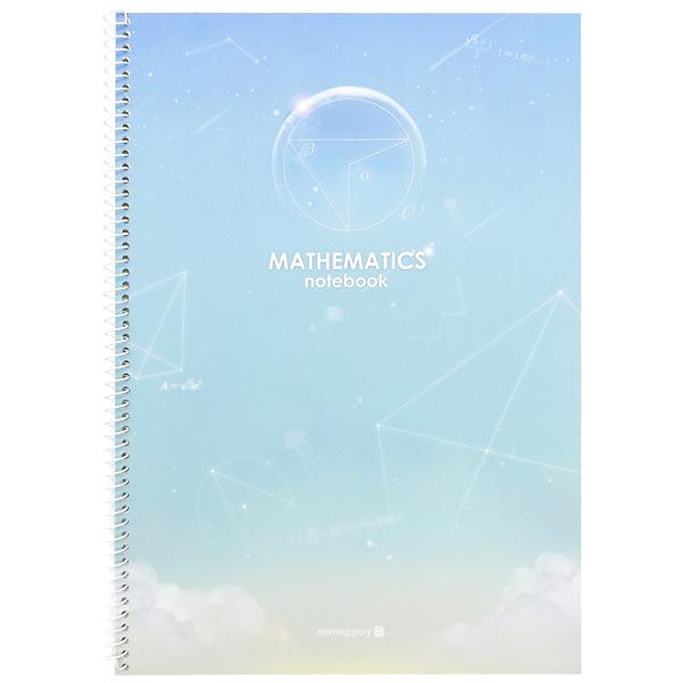 Sổ Lò Xo Toán Học Morning Glory 10233-87195 – Màu Xanh Dương