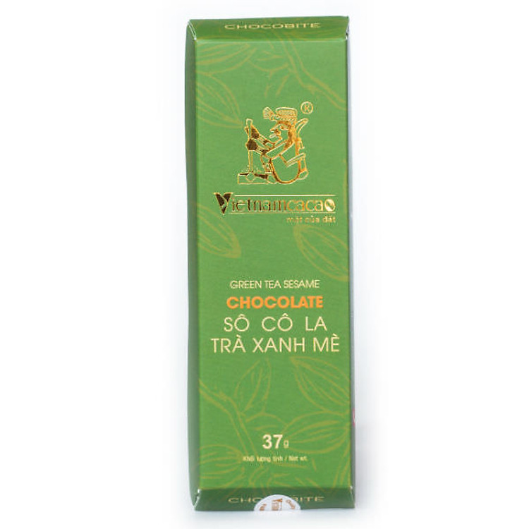 Chocolate Trà Xanh Mè Vietnamcacao (37g)