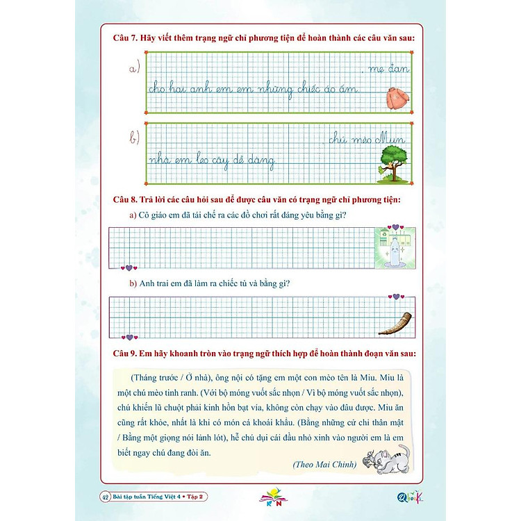 Bài Tập Tuần Tiếng Việt 4 - Tập 2 (Kết Nối Tri Thức Với Cuộc Sống) - Ảnh 7