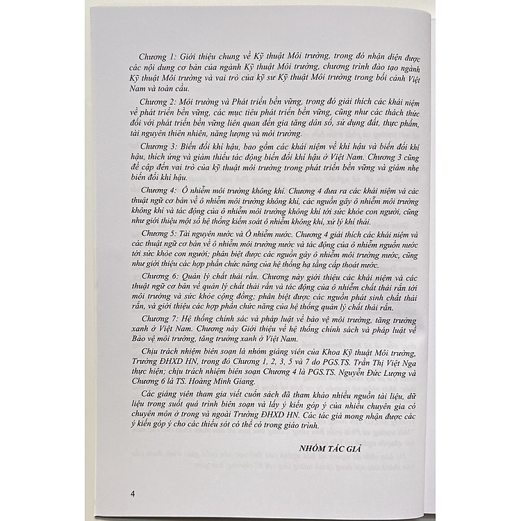 Giáo Trình Cơ Sở Kỹ Thuật Môi Trường - Ảnh 4