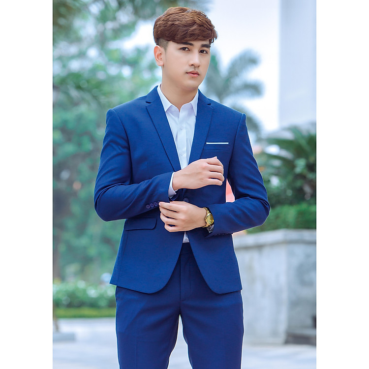 Bộ Vest Nam ZAKADO Xanh 2 (ZVE278)