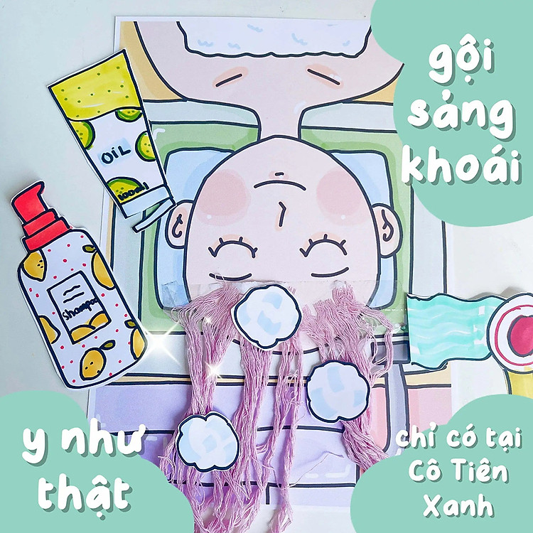 Bộ Tranh Tương Tác Cô Tiên Xanh Chính hãng Giá rẻ - Hình ảnh 5