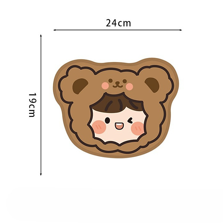 Lót Di Chuột Cao Su Hoạt Hình