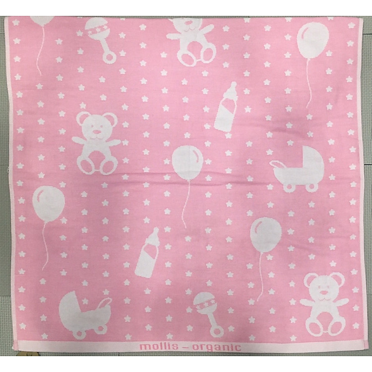 Khăn tắm mollis organic cho bé 70x140cm Chính hãng Tiết kiệm - Hình ảnh 2