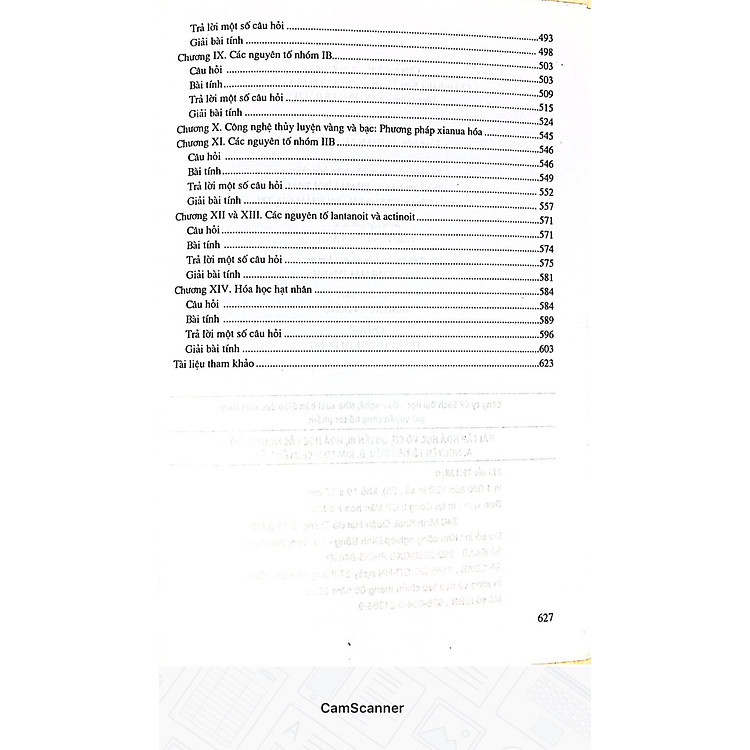 Bài tập Hoá học vô cơ, Quyển III, Hoá học các nguyên tố - Ảnh 5
