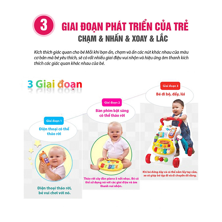 Mua Xe tập đi nhạc Winfun 0804 chính hãng Chính hãng Ưu đãi - Hình ảnh 3