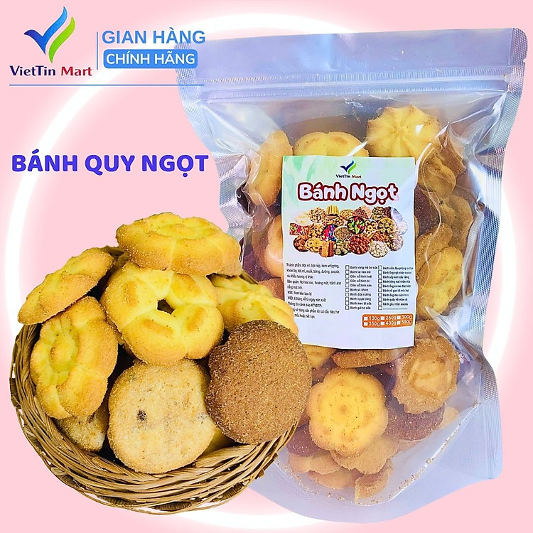 Bánh Quy Bơ Giòn 500g VietTin Mart