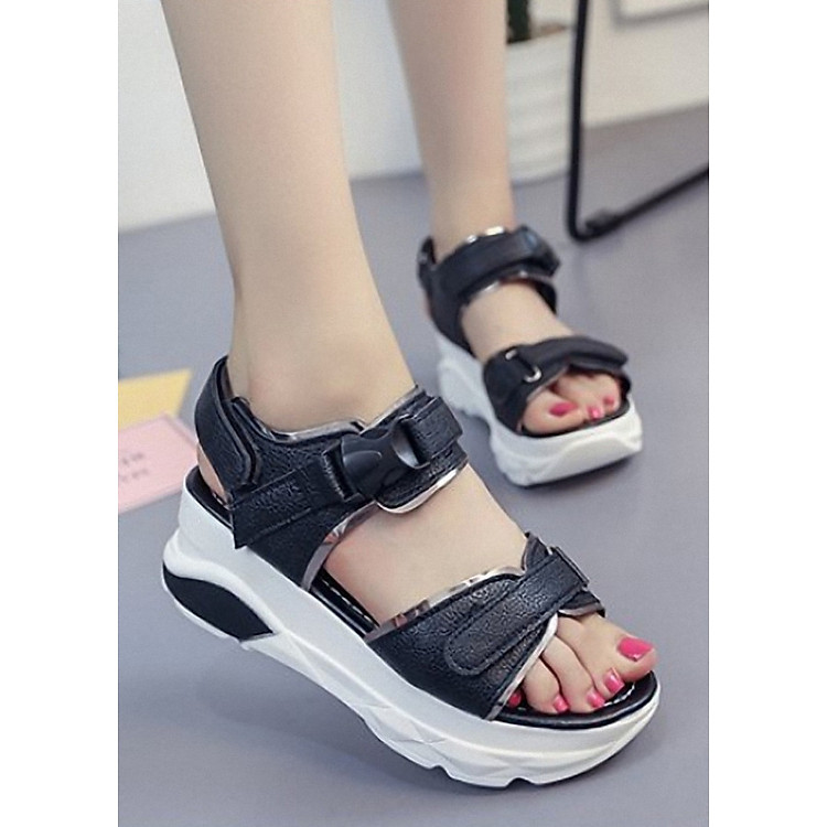 S086 - Giày Sandal nữ Da mềm, đế êm Phong Cách Hàn Quốc
