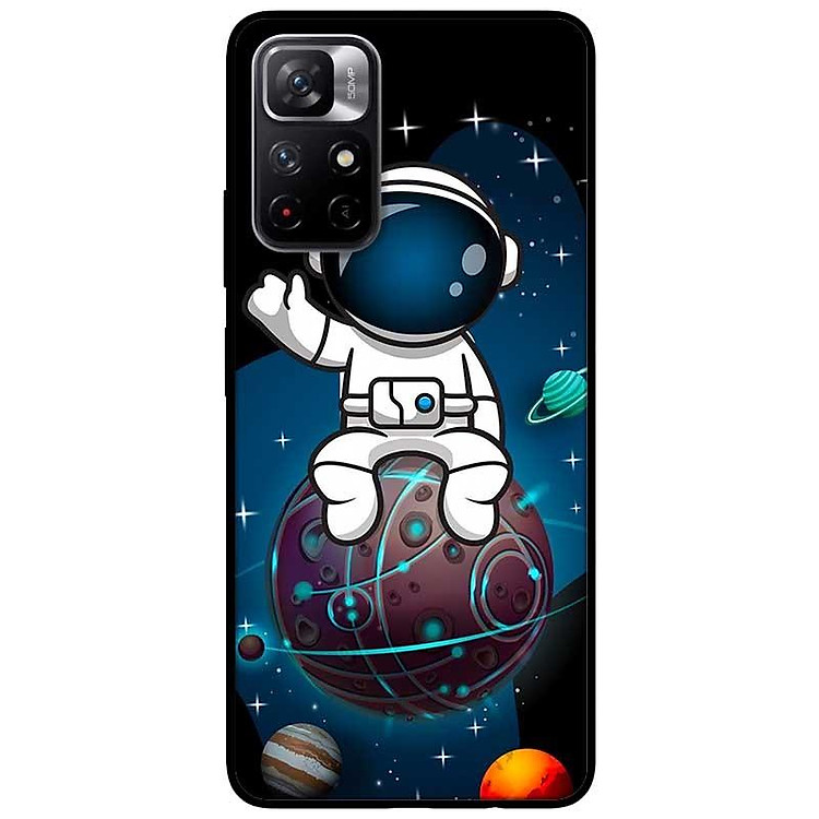 Ốp lưng dành cho Xiaomi Redmi Note 11 5G - Redmi Note 11T - Redmi Note 11S mẫu Phi Hành Ngồi Trên MT