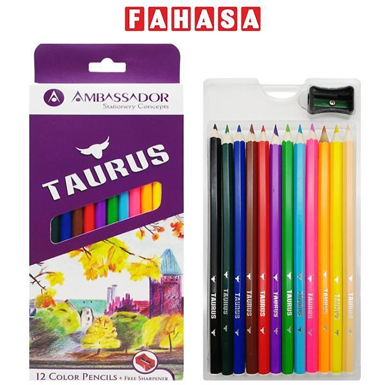 Bộ Bút Chì Màu Dài Kores (12 chiếc)