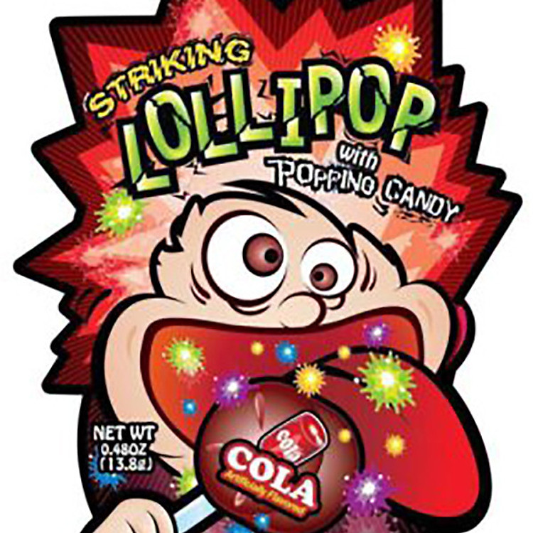 Kẹo mút nổ Striking hương trái cây