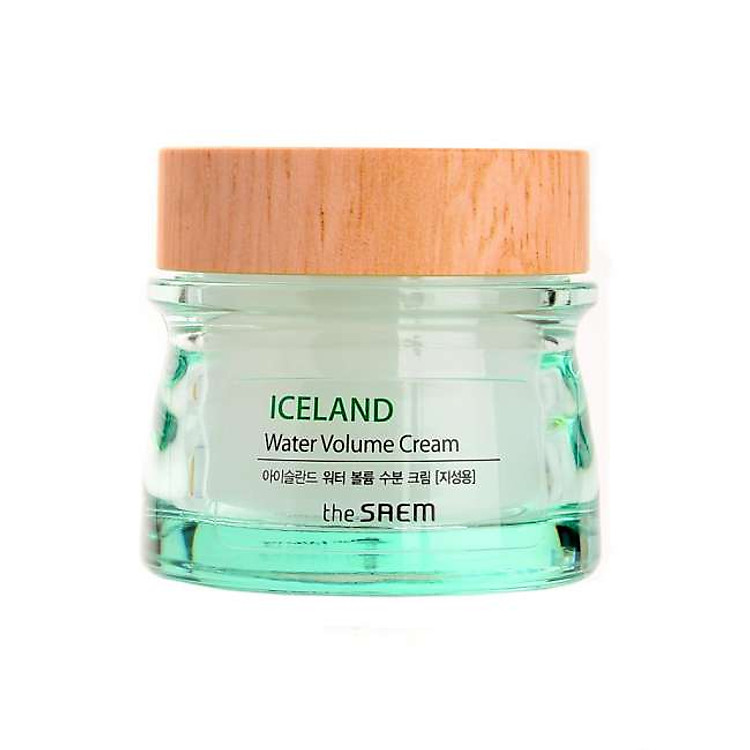 Kem dưỡng cho da dầu The Saem Iceland Water Volume Hydrating Cream for Oily Skin (80ml)