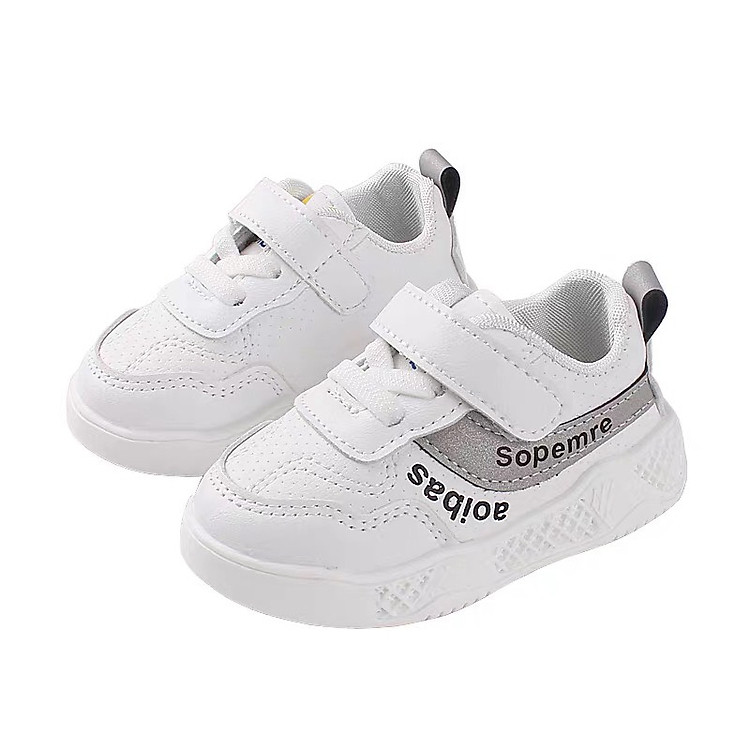 Giày tập đi cho bé trai bé gái 6 - 18 tháng quai dán tiện dụng TD35