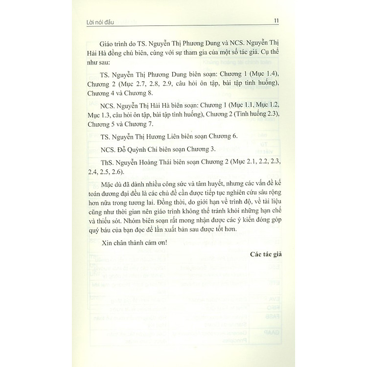 Giáo Trình Những Vấn Đề Kế Toán Đương Đại - Ảnh 7