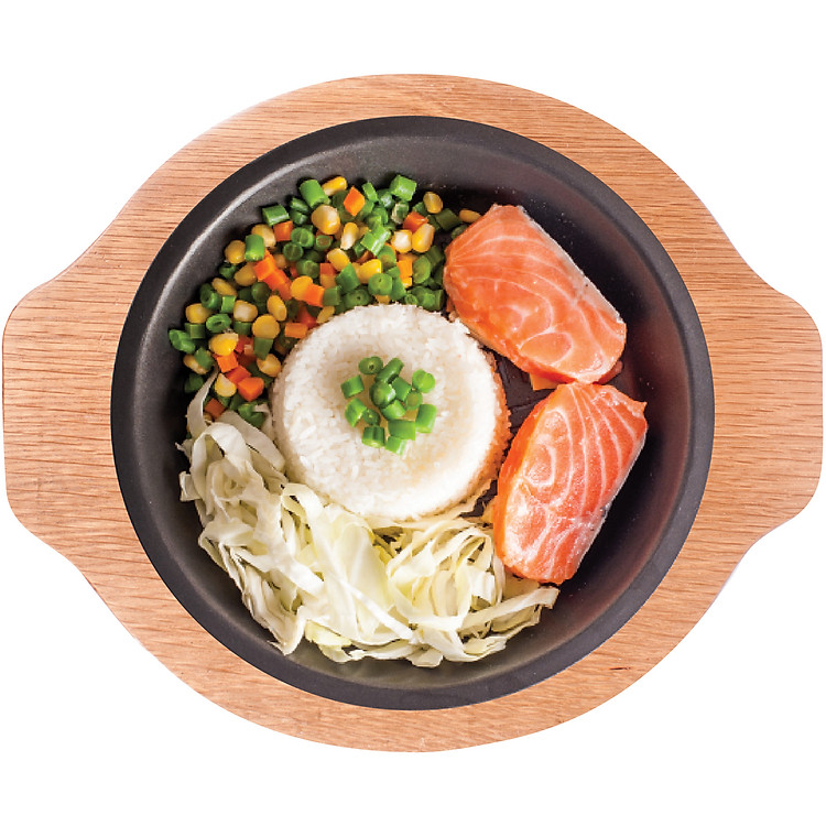 Cơm Xèo Cá Hồi Tại Hệ Thống PapaXốt