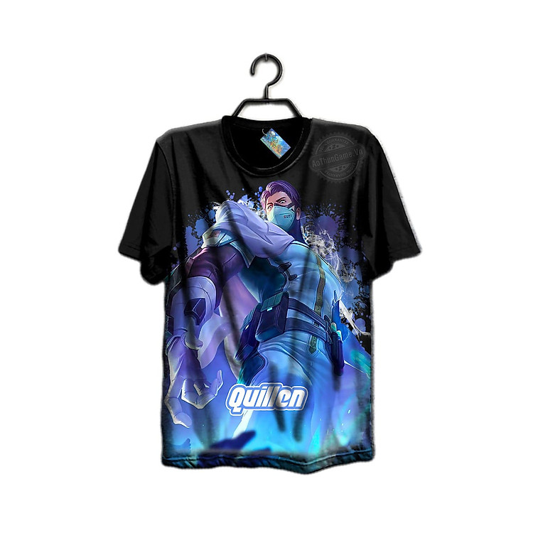 Áo thun Liên Quân Quillen Trưởng Ngoại Khoa (3D Black)