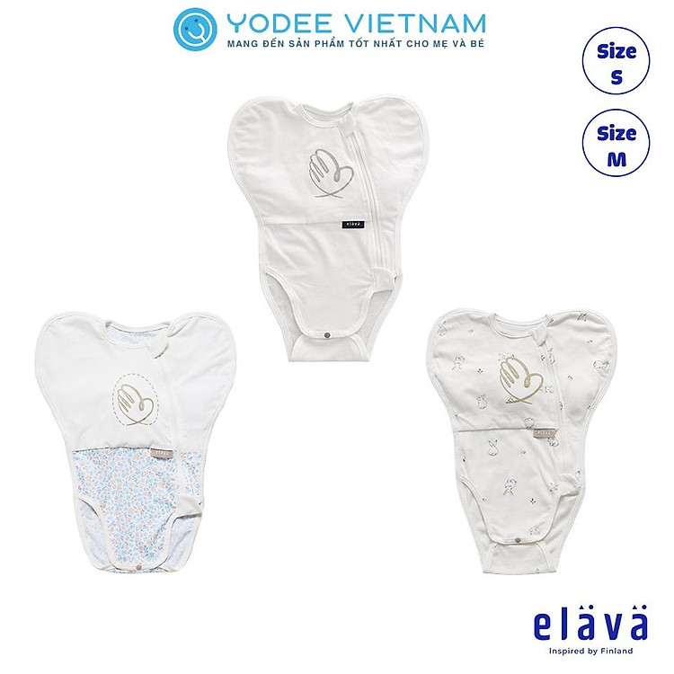 Elava Nhộng chũn hở chân giúp bé ngủ ngon, chống giật mình