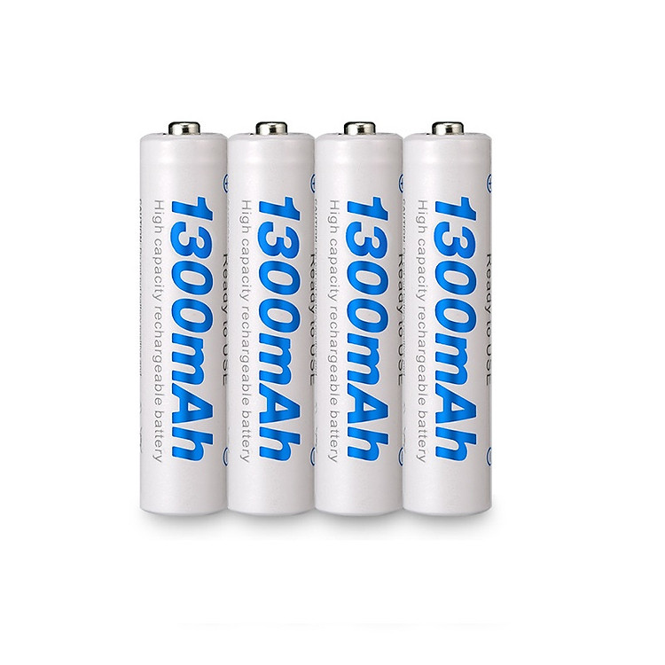 Pin sạc AAA NiMH dung lượng lớn 1300mah (4 Viên AAA)
