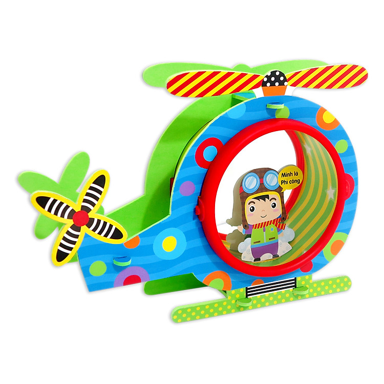 Lồng Đèn Trống Sáng Tạo Kibu - Trực Thăng Cứu Hộ KB316