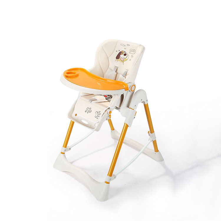 Ghế ăn dặm ăn bột đa năng gấp gọn có bánh xe điều chỉnh 7 cấp độ mẫu 2019 mới nhất
