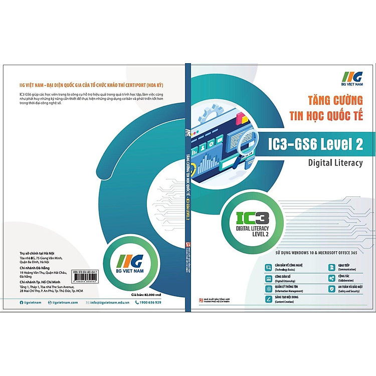 Tăng Cường Tin Học Quốc Tế - IC3-GS6 Level 2 - Digital Literacy (Tái Bản 2024) - Ảnh 4