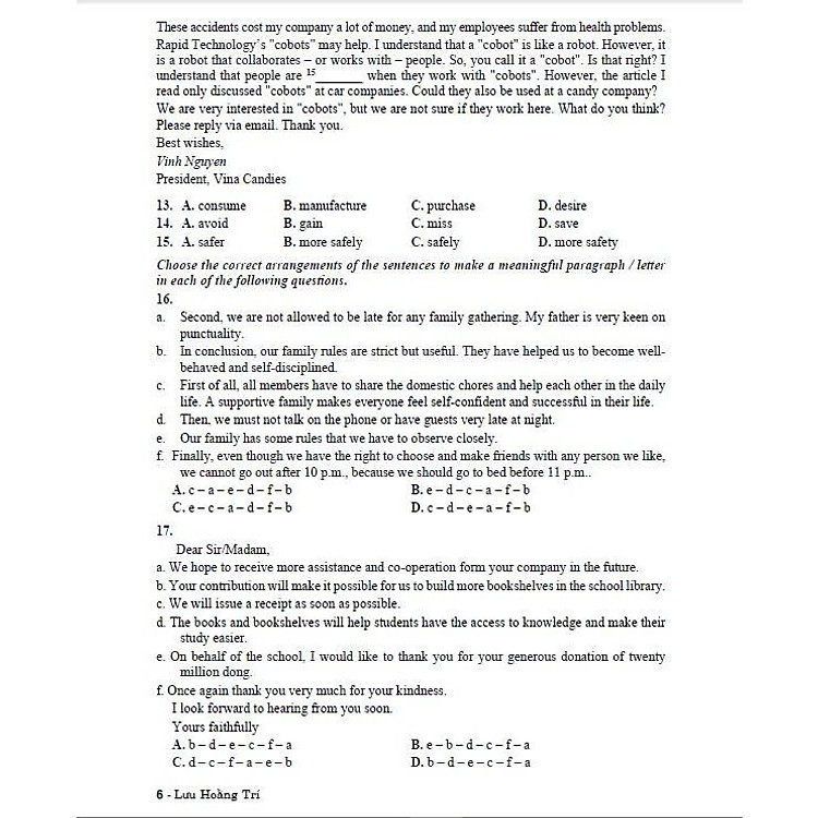 Giới thiệu bộ đề thi môn tiếng anh tốt nghiệp THPT (theo chương trình GDPT mới - áp dụng từ năm 2025) - Ảnh 5