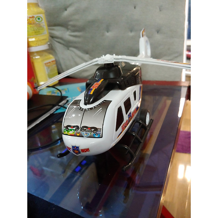 Đồ chơi trẻ em máy bay trực thăng mô hình chạy cót