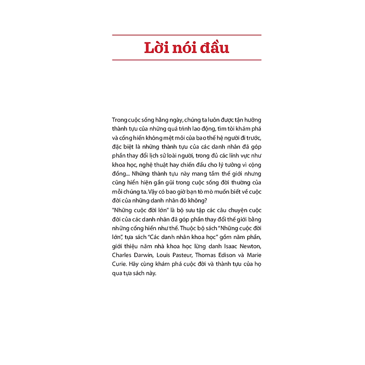 Những Cuộc Đời Lớn - Các Danh Nhân Khoa Học - Ảnh 3