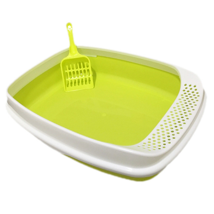 Khay đựng cát vệ sinh cho mèo tặng kèm xẻng 051