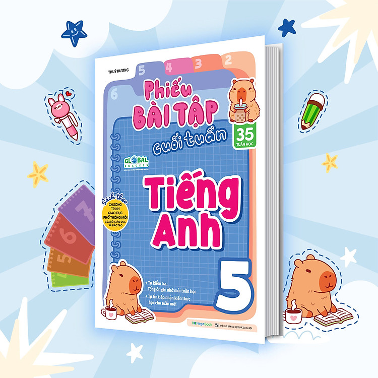 Phiếu bài tập cuối tuần Tiếng Anh lớp 5 - Ảnh 6