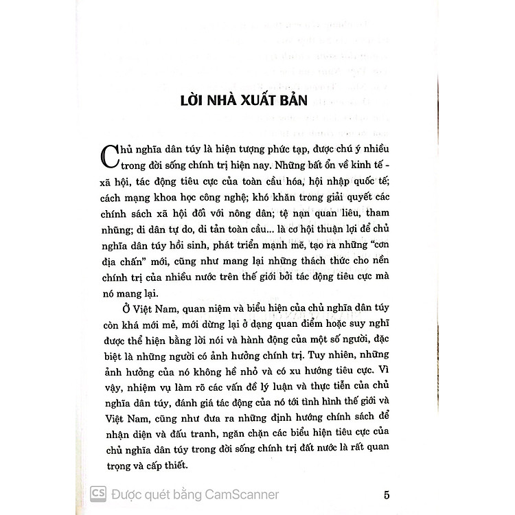 Chủ Nghĩa Dân Túy Trong Đời Sống Chính Trị Thế Giới Và Gợi Ý Tham Khảo Đối Với Việt Nam - Ảnh 7
