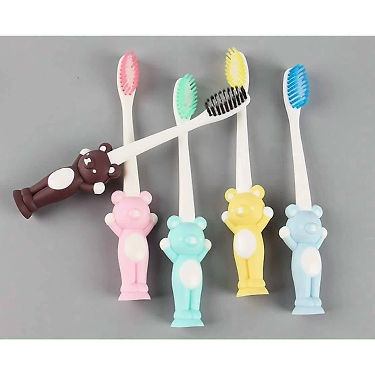 Bộ 4 Bàn Chải Hình Thú Cho Bé Chính hãng Giá tốt - Hình ảnh 4