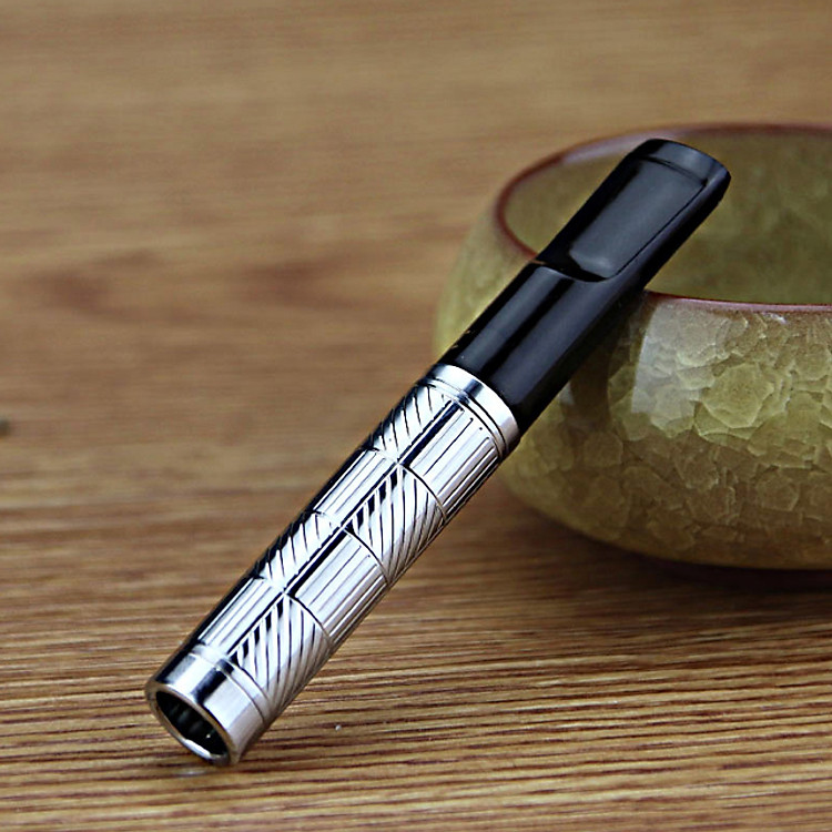 Tẩu Lọc Thuốc Cầm Tay Họa Tiết Hoa Văn ZB-322 - Ảnh 4