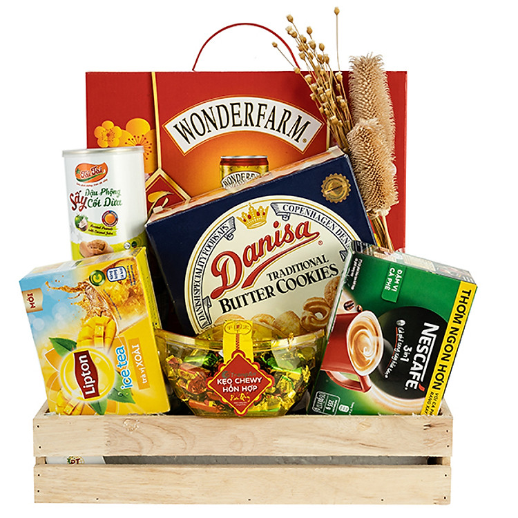 Giỏ Quà Tết Hoan Hỷ Big C MS 300B