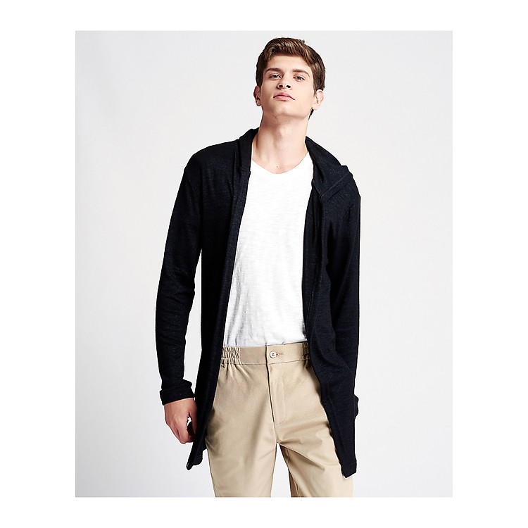 Áo Khoác Nam The Cosmo AIDEN CARDIGAN Màu Đen TC1023058BA