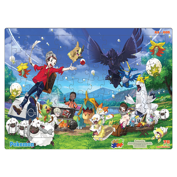 Combo 03 bộ tranh xếp hình A3 cho bé Chính hãng Ưu đãi