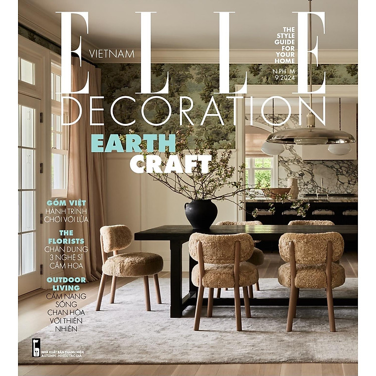 Tạp chí ELLE DECORATION tháng 9/2024 – Earth Craft