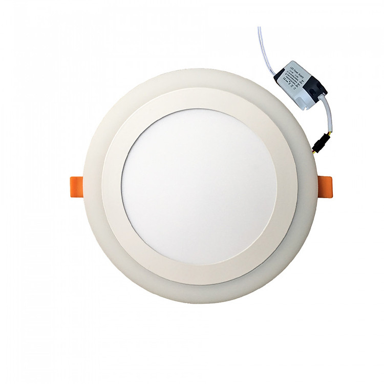 Đèn Led âm trần 16w ( 12w +4w) tròn 2 màu 3 chế độ sáng trắng+vàng nắng Posson LP-Ri12-4G