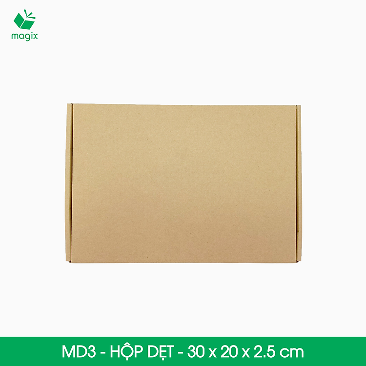 Hộp Carton Trơn MD3 30x20x2.5cm (100 thùng) - Ảnh 4