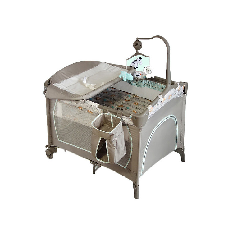 Giường cũi trẻ em hình sư tử