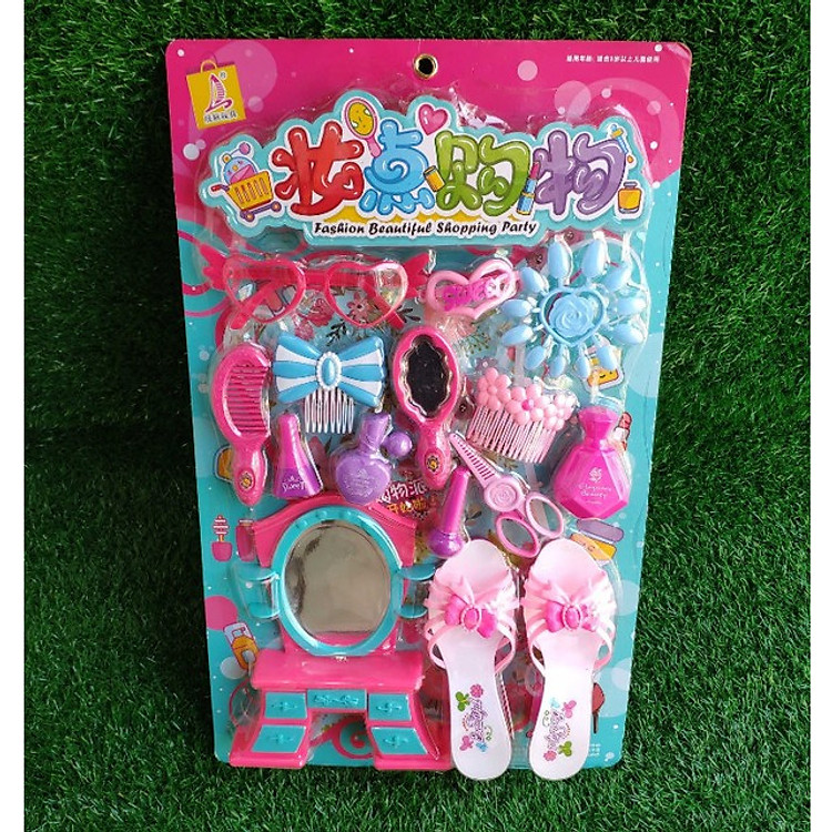 Bộ Đồ Chơi Trang Điểm Cho Búp Bê - Tặng 1 hình dán dễ thương